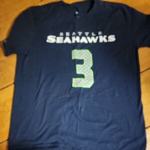 NFL Seattle Seahawks Kids Jersey - Navy and Green